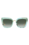 Isabel Marant 53mm Gradient Cat Eye Sunglasses In Green