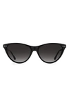Isabel Marant 58mm Gradient Cat Eye Sunglasses In Black / Grey Shaded