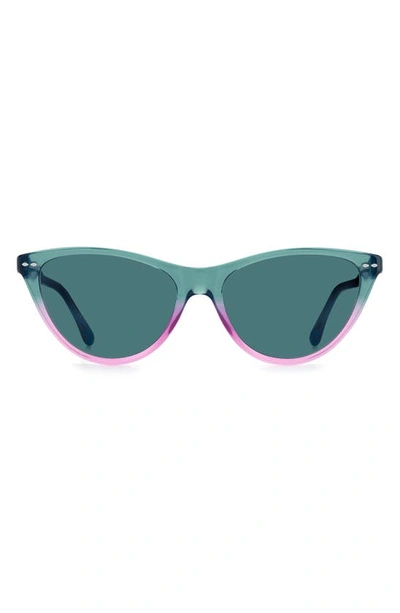 Isabel Marant 58mm Gradient Cat Eye Sunglasses In Bronze / Blue