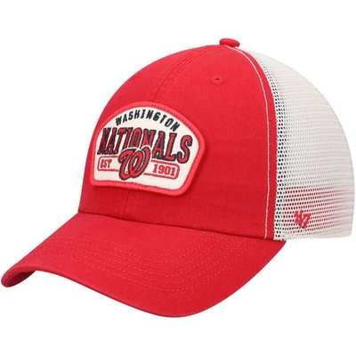 47 ' Red Washington Nationals Penwald Clean Up Trucker Snapback Hat