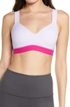 Natori Dynamic Contour Underwire Sports Bra In Grape/ Bery