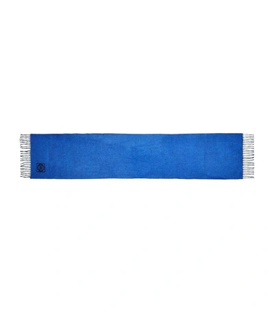 Loewe Angram Scarf In Blue