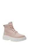 Timberland Women's Greyfield Lace-up Boots Women's Shoes In Light Pink Suede