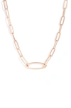Kendra Scott Adeline Chain Necklace In Rose Gold