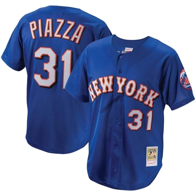 Mitchell & Ness Kids' Youth  Mike Piazza Royal New York Mets Cooperstown Collection Batting Practice Jersey