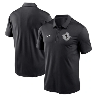 Nike Black Chicago White Sox Diamond Icon Franchise Performance Polo