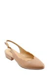 Trotters Joselyn Slingback In Nude