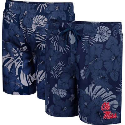 Colosseum Navy Ole Miss Rebels The Dude Swim Shorts