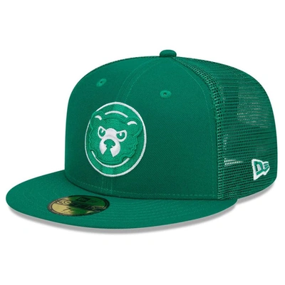 New Era Men's Green Chicago Cubs 2022 St. Patrick's Day On-field Low Profile 59fifty Fitted Hat
