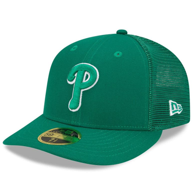 New Era Men's Green Philadelphia Phillies 2022 St. Patrick's Day On-field Low Profile 59fifty Fitted Hat
