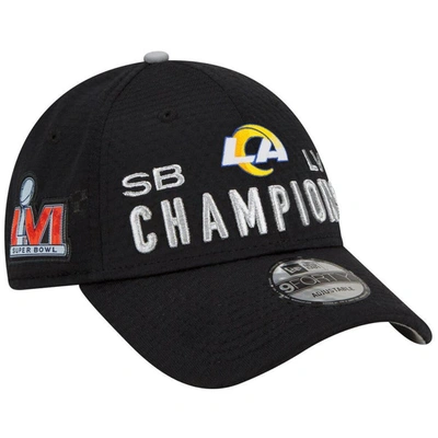 New Era Kids' Youth  Black Los Angeles Rams Super Bowl Lvi Champions Locker Room Trophy Collection 9forty S