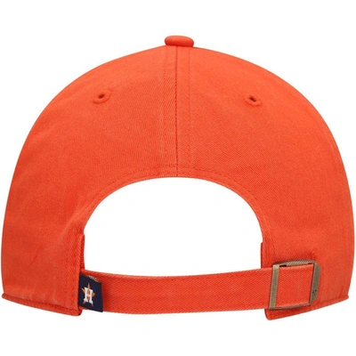 47 ' Orange Houston Astros Clean Up Adjustable Hat