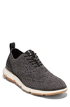 Cole Haan 4.zerogrand Stitchlite Oxford In Black Twisted Knit/ Ivory