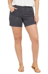 Spanx 6-inch Stretch Twill Shorts In Black