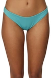 O'neill Saltwater Solids Rockley Bikini Bottoms In Teal