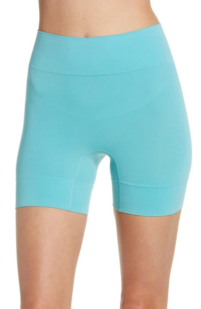 Yummie Bria Shaping Shorts In Aqua