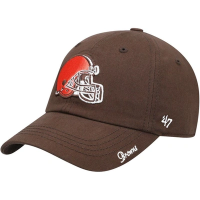 47 ' Brown Cleveland Browns Miata Clean Up Primary Adjustable Hat