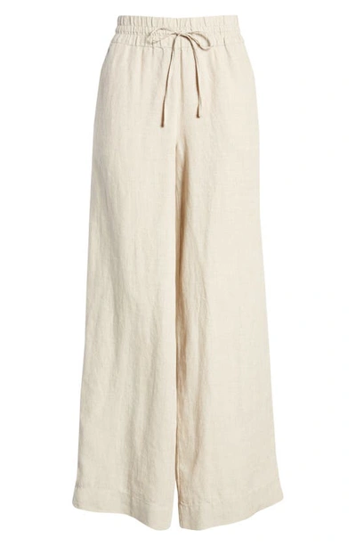 Tommy Bahama Two Palms High Waist Linen Trousers In Nocolor