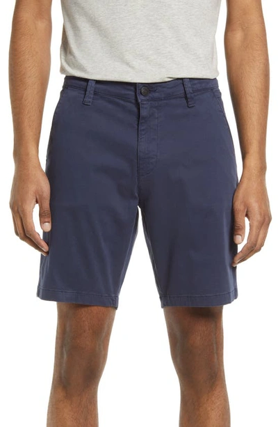 Mavi Jeans Noah Stretch Twill Shorts In Dark Navy Twill