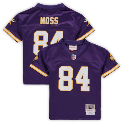 Mitchell & Ness Kids' Preschool  Randy Moss Purple Minnesota Vikings 1998 Retired Legacy Jersey
