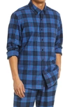 L.l.bean Traditional Fit Scotch Plaid Button-down Flannel Shirt In Morgan