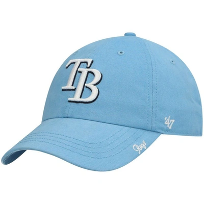 47 ' Light Blue Tampa Bay Rays Team Miata Clean Up Adjustable Hat