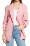 Open Edit Blazer In Pink Peony