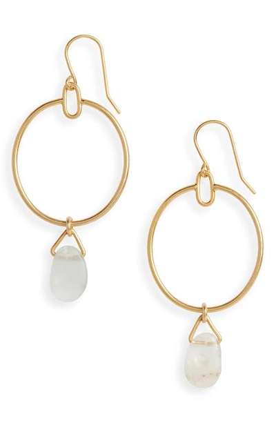 Madewell Stone Collection Chrysoprase Statement Earrings