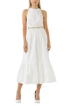 English Factory Open Back Sundress In White