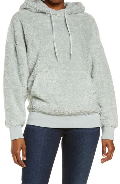 Ugg Lorya Double Face Fleece Hoodie In Sidewalk