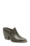 Silent D Mulap Mule In Black Cut Line Leather