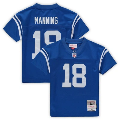 Mitchell & Ness Kids' Preschool  Peyton Manning Royal Indianapolis Colts Retired Legacy Jersey
