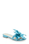 Cecelia New York Lila Slide Sandal In Corn Flower Blue