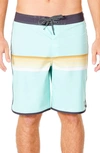 Rip Curl Mirage Surf Revival Stripe Board Shorts In Washed Aqua