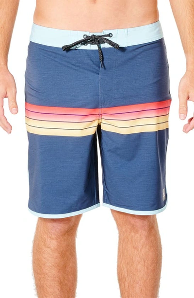 Rip Curl Mirage Surf Revival Stripe Board Shorts In Navy