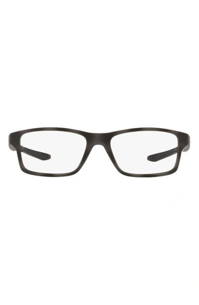 Oakley Kids' Crosslink® Xs 51mm Rectangular Optical Glasses In Black Brown