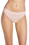 Tommy John Second Skin Thong In Peachskin