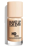 Make Up For Ever Hd Skin Undetectable Longwear Foundation In 1y08