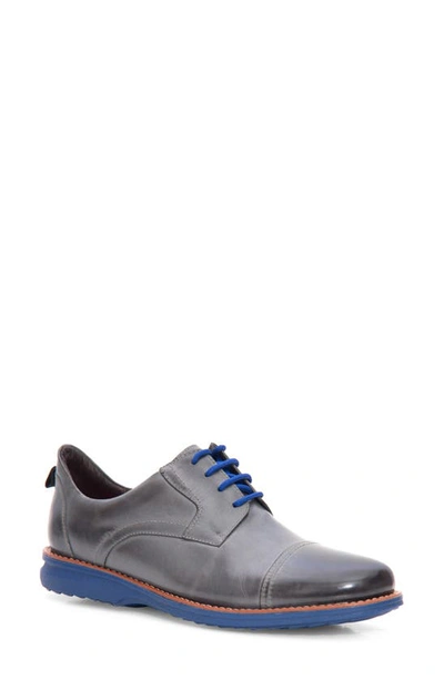 Sandro Moscoloni Jared Straight Tip Blucher Oxford In Grey
