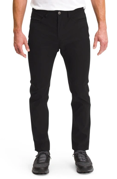 The North Face Sprag Water Rellent Pants In Tnf Black