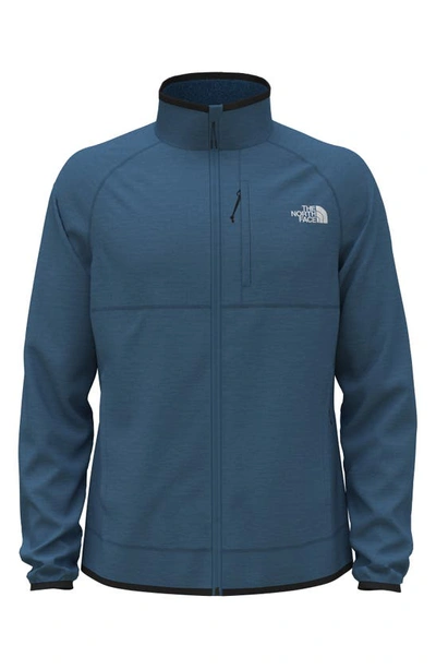 The North Face Canyonlands Full Zip Jacket In Banff Blue Heather