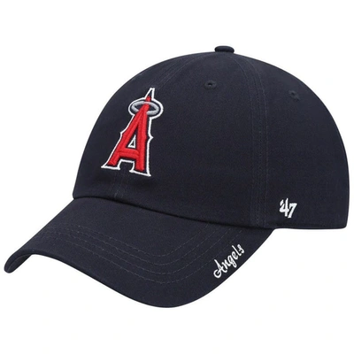 47 ' Navy Los Angeles Angels Team Miata Clean Up Adjustable Hat