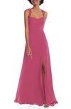 After Six Sweetheart Neck Evening Gown In Tea Rose