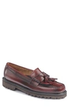 G.h. Bass & Co. Layton Lug Sole Loafer In Burgundy