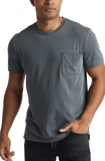 Rowan Asher Cotton Pocket T-shirt In Basalt