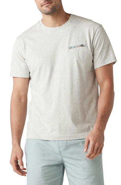 Rodd & Gunn Men's Wanaka Crewneck T-shirt In Cloud