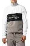 Rodd & Gunn Hillop Half Zip Rugby Pullover In Fawn