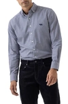 Rodd & Gunn Gunn Check Oxford Sports Fit Button-down Shirt In Snow