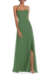 After Six Convertible Tie Evening Gown In Vineyard Green