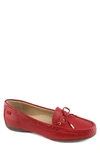 Marc Joseph New York Diana St Loafer In Red Grainy